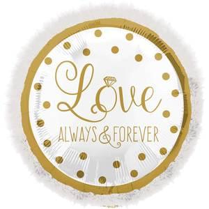 32" SPARKLING GOLD WEDDING DOO-DADS SUPER SHAPE