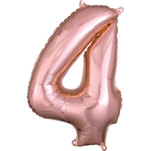 26" NUMBER 4 ROSE GOLD