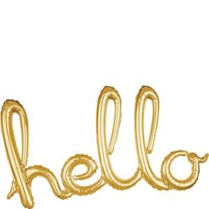 HELLO GOLD SCRIPT PHRASE