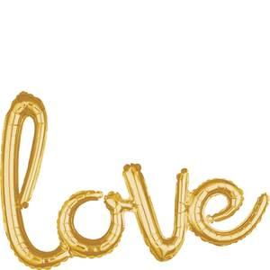 LOVE GOLD SCRIPT PHRASE
