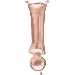 16" SYMBOL ! EXCLAMATION POINT ROSE GOLD