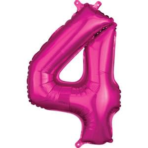 16" NUMBER 4 PINK