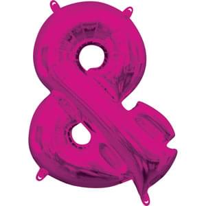 16" SYMBOL & AMPERSAND SIGN PINK