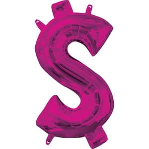 16" SYMBOL $ DOLLAR SIGN PINK