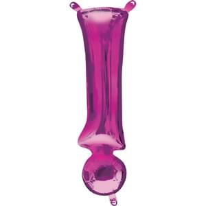 16" SYMBOL ! EXCLAMATION POINT PINK