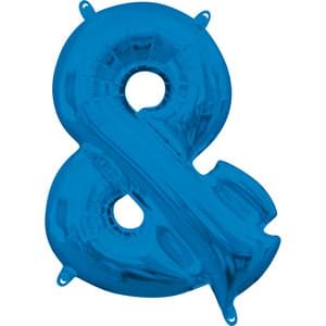 16" SYMBOL & AMPERSAND SIGN BLUE