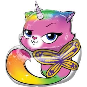 RAINBOW BUTTERFLY UNICORN KITTY SUPER SHAPE
