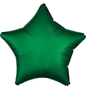 19" EMERALD SATIN LUXE STAR