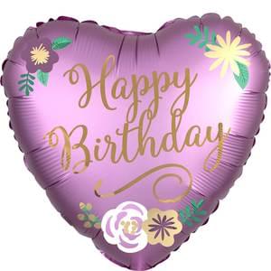 18" BIRTHDAY SATIN FLOWERS