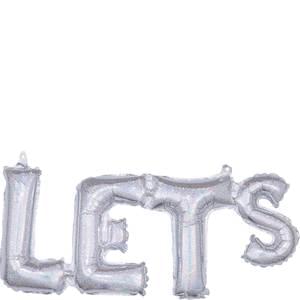 LET'S HOLOGRAPHIC BLOCK PHRASE