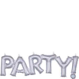 PARTY HOLOGRAPHIC BLOCK PHRASE