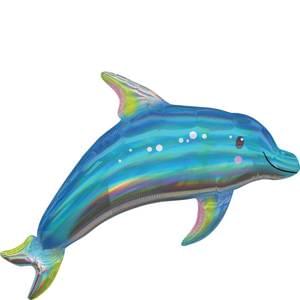 IRIDESCENT BLUE DOLPHIN SUPER SHAPE