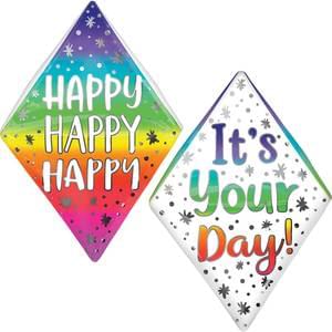 17" HAPPY HAPPY HAPPY IT'S YOUR DAY ANGLEZ