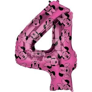 MINNIE MOUSE FOREVER NUMBER 4 SUPER SHAPE 