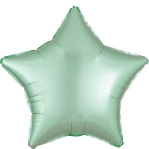 19" MINT GREEN SATIN LUXE STAR
