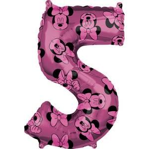MINNIE MOUSE FOREVER NUMBER 5 SHAPE 