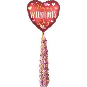 AIR WALKER--VALENTINE'S DAY LINED W/GOLD POM POM