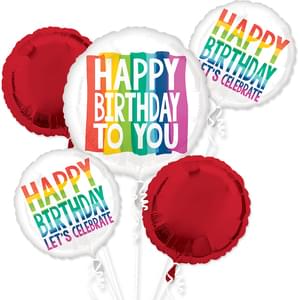 RAINBOW WISHES BOUQUET OF BALLOONS