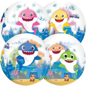 15" BABY SHARK CLEAR ORBZ