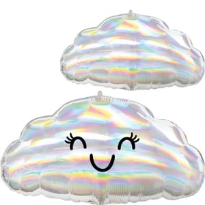 IRIDESCENT CLOUD HOLOGRAPHIC SHAPE