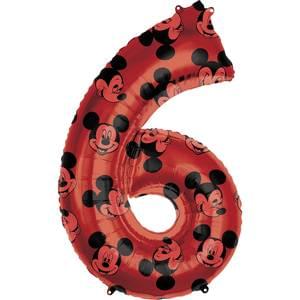 MICKEY MOUSE FOREVER NUMBER 6 SUPER SHAPE 
