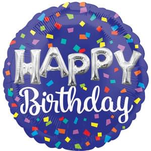 18" HAPPY BIRTHDAY BALLOON LETTERS HX