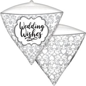 16" WEDDING WISHES FLOURISH DIAMONDZ