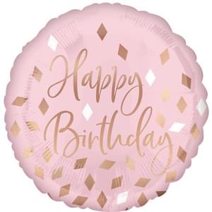 18" BLUSH BIRTHDAY HX