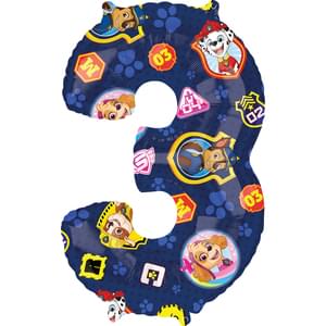 PAW PATROL NUMBER 3 SHAPE