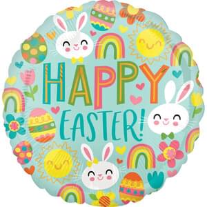 18" HAPPY EASTER ICONS HX
