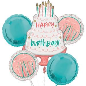 HAPPY CAKE DAY BOUQUET OF BALLOONS