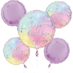 LUMINOUS BIRTHDAY BOUQUET OF BALLOONS