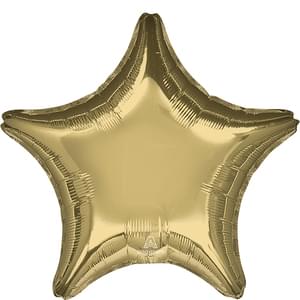 19" WHITE GOLD STAR
