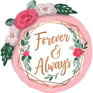 FOREVER & ALWAYS FLORAL GARLAND MULTI-BALLOON
