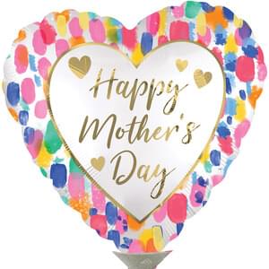 SATIN HAPPY MOTHER'S DAY COLORFUL WATERCOLOR MINI