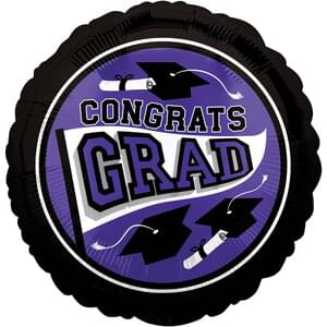 18" PURPLE SCHOOL COLORS BE TRUE TO YOUR SCHOOL HX