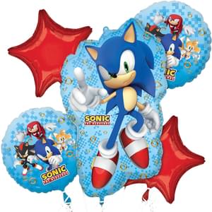 SONIC THE HEDGEHOG 2 BOUQUET OF BALLOONS
