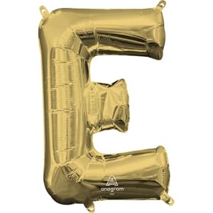 16" LETTER E WHITE GOLD 