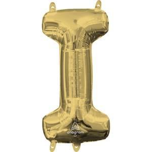 16" LETTER I WHITE GOLD 