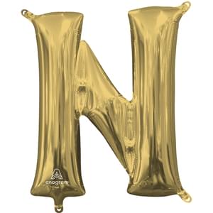 16" LETTER N WHITE GOLD 
