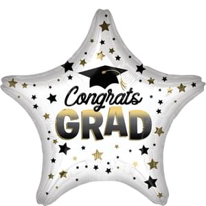 19" DIFFUSED OMBRE CONGRATS GRAD STAR