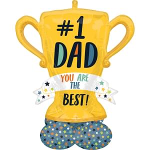 BEST DAD TROPHY AIRLOONZ LARGE
