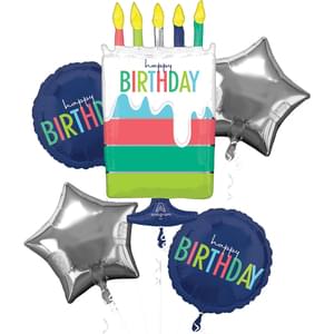 MODERN BIRTHDAY BOUQUET OF BALLOONS