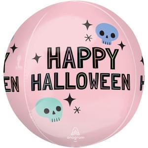 15" PASTEL HALLOWEEN SKULLS ORBZ