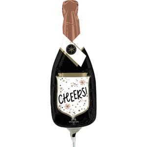 CHEERS CONFETTI BUBBLY BOTTLE MINI SHAPE