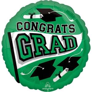 18" GREEN SCHOOL COLORS BE TRUE TO YOUR SCHOOL HX