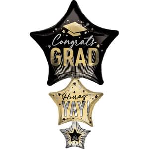 STRIPES ON STRIPES GRAD STARS SUPER SHAPE