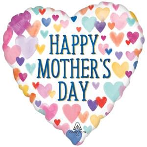 HAPPY MOTHER'S DAY SPRINKLE HEARTS JUMBO HX