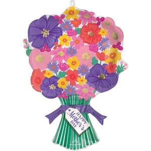 HAPPY MOTHER'S DAY SWEET FLORAL BOUQUET SUPER SHAPE