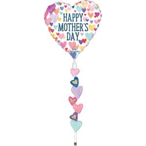 HAPPY MOTHER'S DAY SPRINKLED HEARTS AIR WALKER